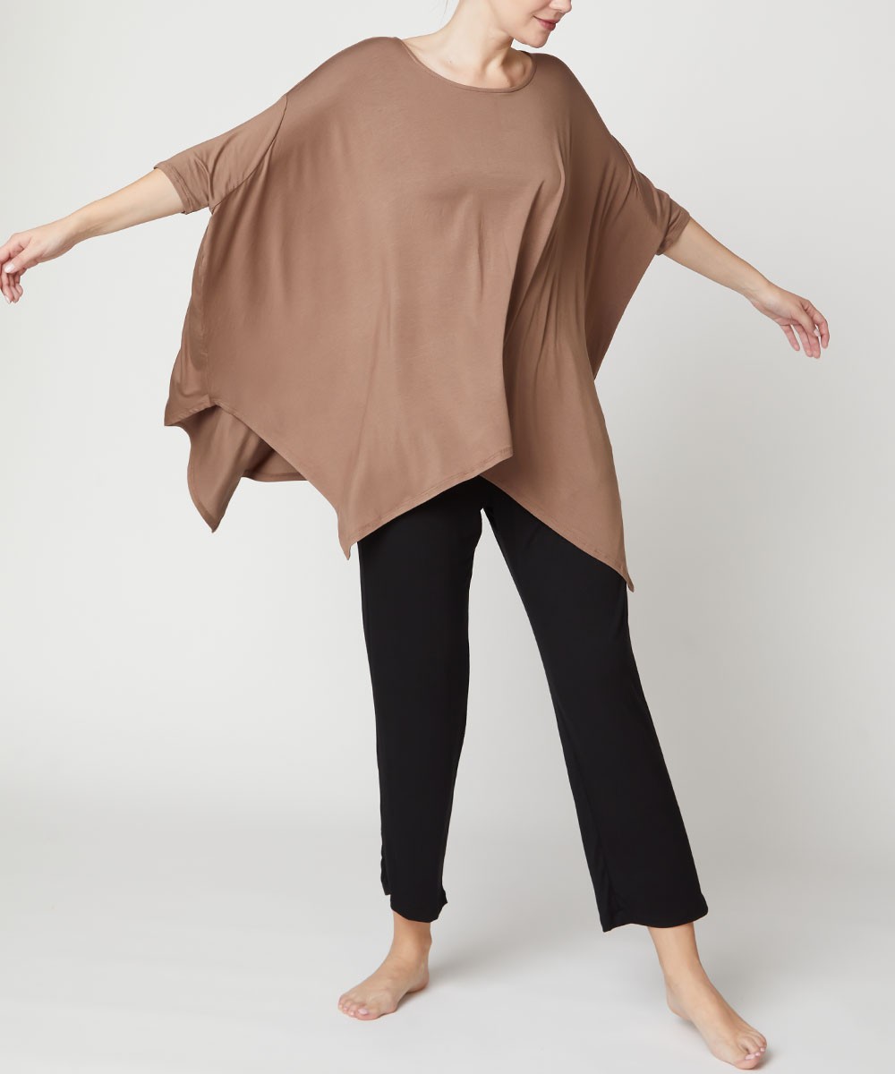 Bamboo Poncho Tunic Top